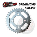 Sprocket C100 34T FMTN