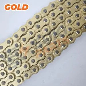 428H Motorcycle Drive Chain 130L Gold